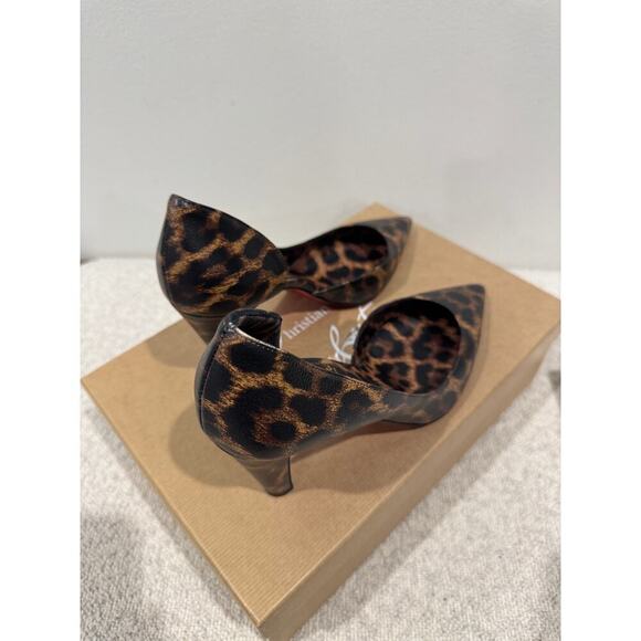 CHRISTIAN LOUBOUTIN
Vibella Red-Sole Leopard-Print Leather Pumps 37 BNIB - Picture 11 of 14